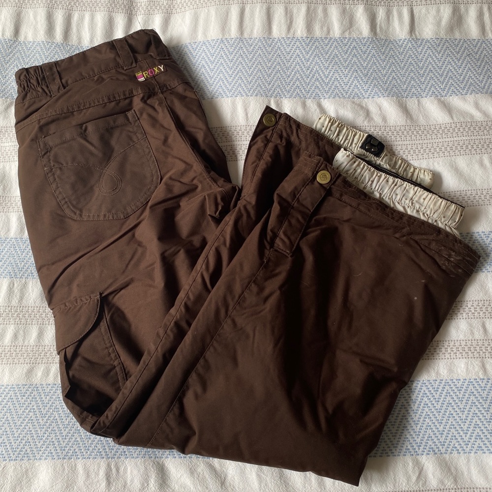 Roxy brown snow/ski pants